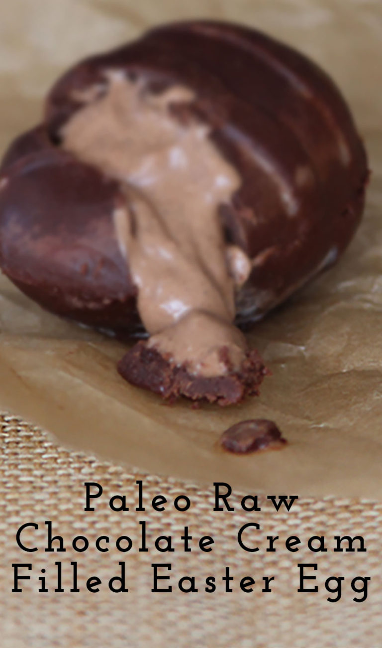 Paleo Raw Chocolate Cream Filled Easter Eggs The Healthy Patch