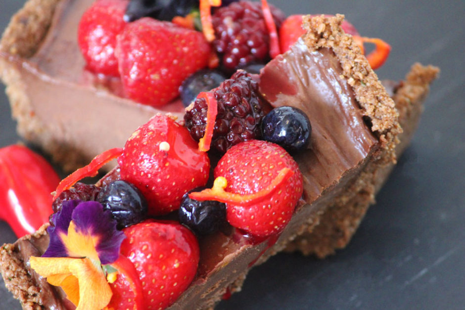 Paleo Salted Chili Chocolate Tart The Healthy Patch