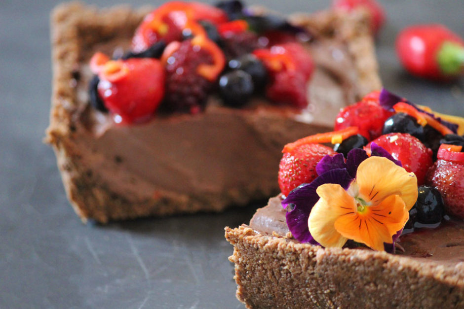 Paleo Salted Chili Chocolate Tart The Healthy Patch